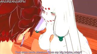 Spider Demon (Mother) fucks with Tanjiro Kamado in uncensored 3D hentai