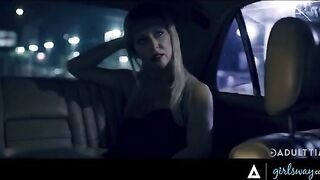 Vintage celebrity Cherie DeVille gets passionately involved with her chauffeur in a steamy encounter