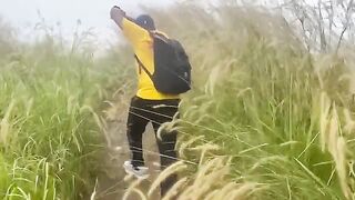Pinay goes crazy with outdoor sex in the forest, she can't hide her moans