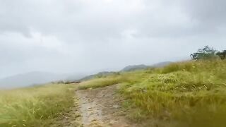 Pinay goes crazy with outdoor sex in the forest, she can't hide her moans