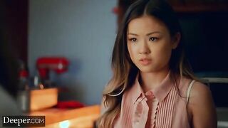 Asian hotties Lulu Chu and Gianna Dior in a hot threesome