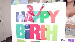 Massive tit stepmom Victoria June gets sex toy and birthday sex