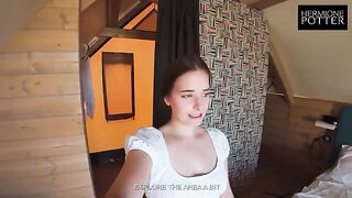 A cute German girl is begging to be fucked on camera