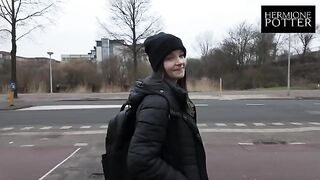 I picked up this cute girl on a walk yesterday