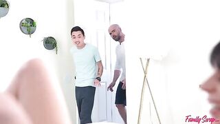 A girl is having fun with her boyfriend in an indecent lifestyle