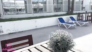 The cheating wife was seduced by a muscular man and fucked hard