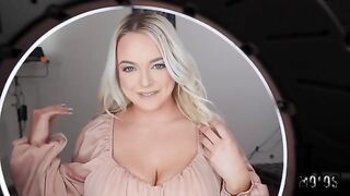 You'd better play with my dick! - the best blowjob from a hot blondie