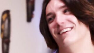 Charming girls have a fateful meeting and sexy fun together