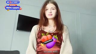 A cute girl in a red dress asks: Do you want to know what I want?