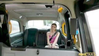 A girl is getting fucked hard in the car