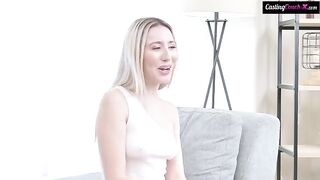 Cute babies have a hard time in pussy during casting