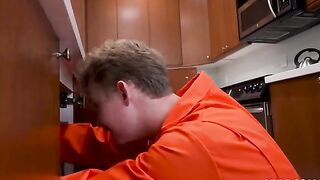 A girl is fucking on the couch in front of her husband