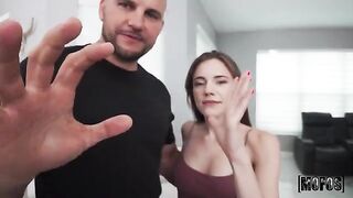 A nice girl has rough sex because she does not know pity