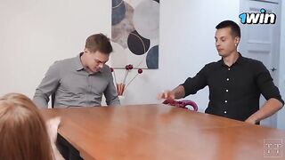 Hot pussy office meeting with Crystal White