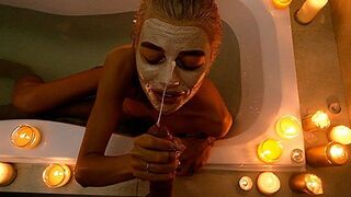 Pervert peeping tom fucked his stepsister in the bathroom