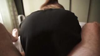 She caught me wanking off with her panties and she offered me sex