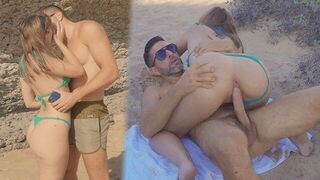 Guy picked up babe on the beach and fucked her hard