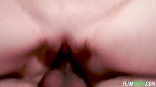 It's time to do it with your mouth, brunette beauty says in a sultry tone