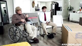 A guy fucked a girl in all holes and finished inside