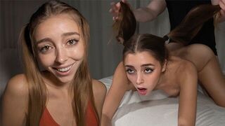 The girl was very badly treated by her roommate in a heated encounter