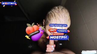 Are you going to look at me, stepfather? (A sexy blonde in the shower)