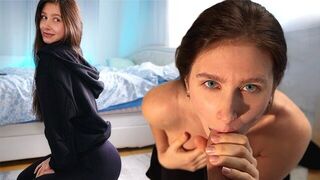 He called her for training and treated her to some cock action
