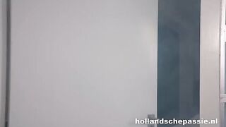 Two Dutch lesbians indulge in their desires with pantyhose and sexy heels