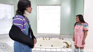 Two guys fucked me up in an intense FMM scene