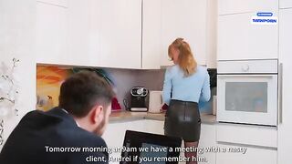 My desired whore - a hot secretary gets fucked by her boss on a business trip