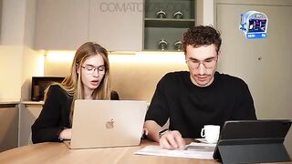 The secretary is getting fucked hard by her boss