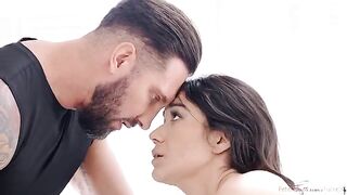 Great motivational sex threesome with two smart girls