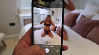 What will happen if the girl puts the video on the network?