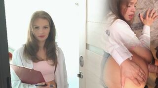 A girl realized her wet fantasy of sex with a stranger