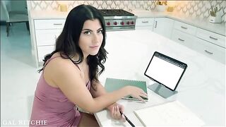 A young girl is having trouble with her sex education