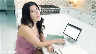 A young girl is having trouble with her sex education