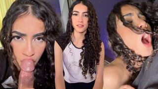 The girl is unable to live without sex, she is passionate