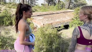 The guy did not take his girlfriends to the woods for nothing