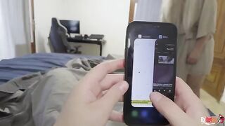 A hot stepmom is distracted and gets fucked by her stepson