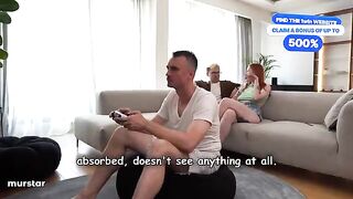 Don't talk, or your stepbrother will cum in your mouth