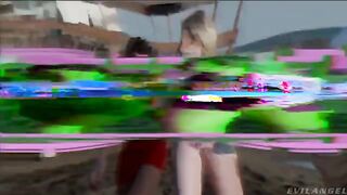 Two girls prepared themselves for a hot threesome sex