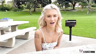 A cute girl is trying to take in a big dick, will she manage?