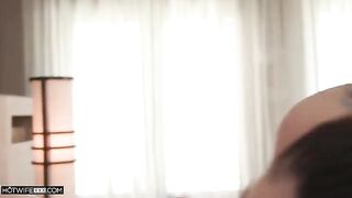 She was just about to reach orgasm, but