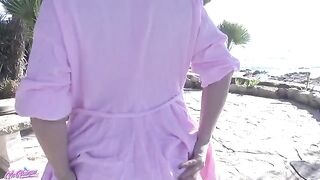 Relaxation in public park and ejaculation - femme fontaine