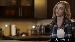 The investigator, Riley Reid, took a break to enjoy intimate moments with her girlfriend Karla Kush