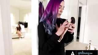 Busty Angela White fucked hard by a stacked witch