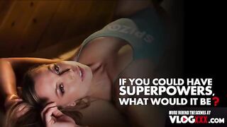 Behind the scenes of oily massage fuck with hot teen Aidra Fox