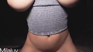 Nightly sex in the neighborhood with busty MILF Milaluv
