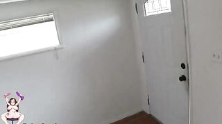 Squatter offers pussy to homeowner in desperate times