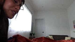 Girl has a sex with her girlfriend in front of a friend