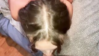 The guy prepared his cock for a long sex, using a vibrator on the head